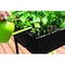 Emsco Group Raised Bed Grow Box, With 30in Stand, 4 Casters, and Supply Storage Grate, Self-Watering, Charcoal 2336W - alternate 6